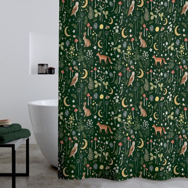 Завеса за душ 180x180 cm Enchanted Twilight Animals – Catherine Lansfield