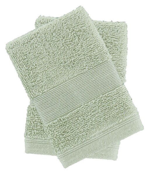 Зелени памучни кърпи в комплект от 2 бр. от тери 30x30 cm Anti-Bacterial – Catherine Lansfield