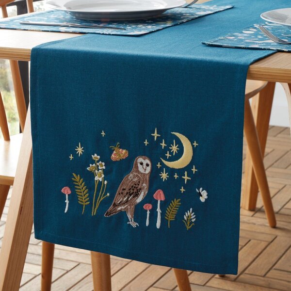 Памучна покривка 33x220 cm Enchanted Twilight Animals – Catherine Lansfield