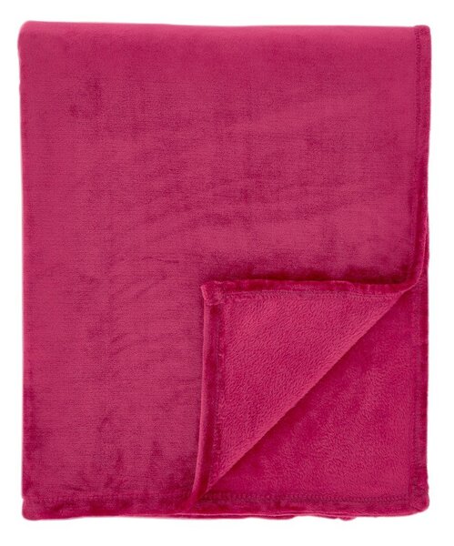 Розово одеяло от микроплюш 130x170 cm Raschel Velvet – Catherine Lansfield