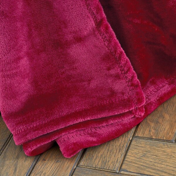 Розово одеяло от микроплюш 130x170 cm Raschel Velvet – Catherine Lansfield
