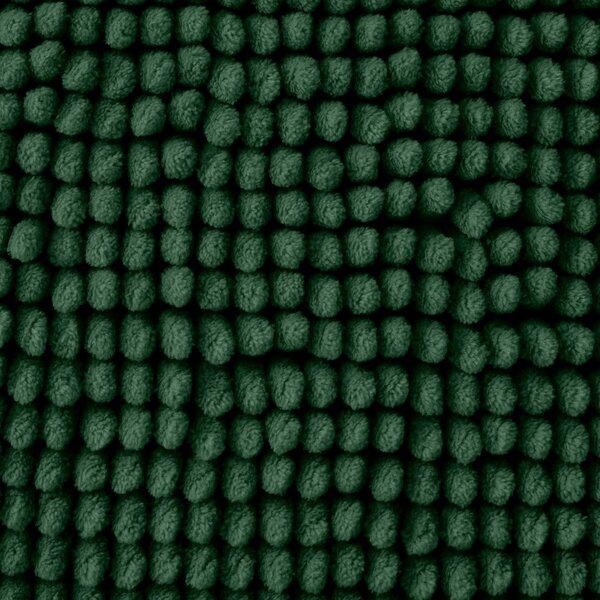 Тъмнозелен килим за баня 50x80 cm Bobble – Catherine Lansfield