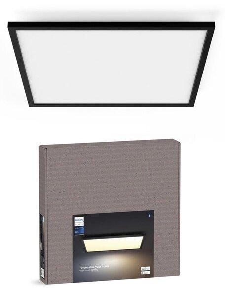 Philips - LED димируемо таванно осветително тяло Hue AURELLE LED/39W/230V 60x60 cm черно