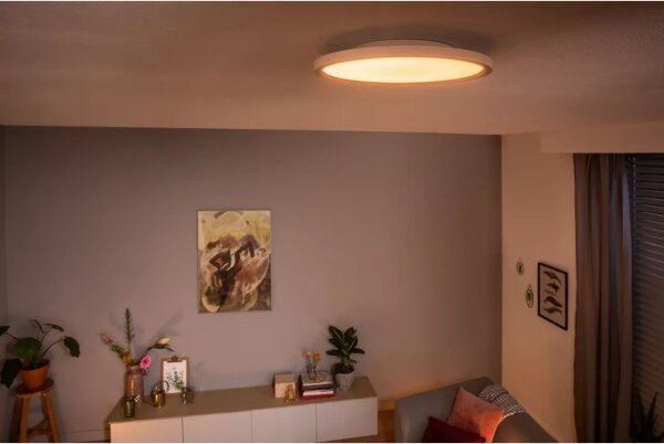 Philips - димируема LED таванна лампа Hue AURELLE LED/21W/230V Ø 39,5 см бяла