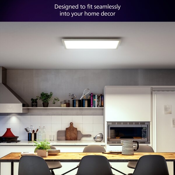 Philips - LED плафон Hue AURELLE с възможност за димиране LED/39W/230V 60x60 cm бял