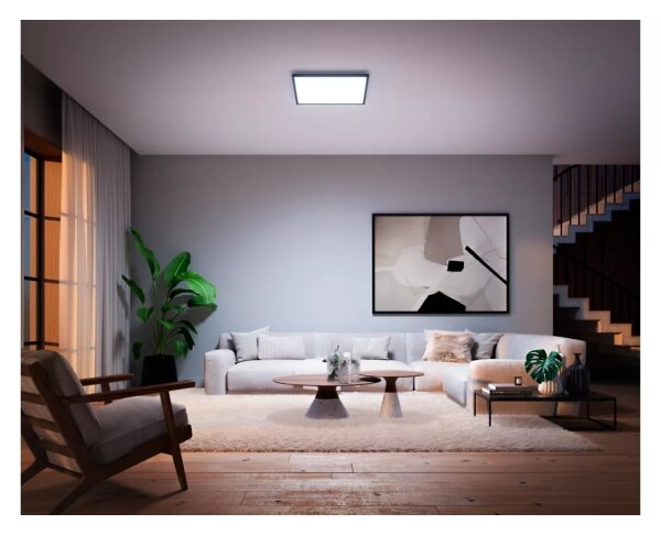 Philips - LED димируемо таванно осветително тяло Hue AURELLE LED/39W/230V 60x60 cm черно