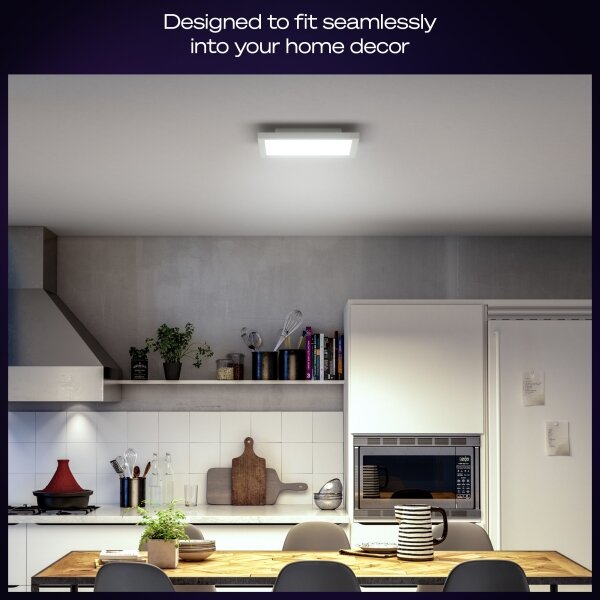 Philips - Димируем LED таванен плафон Hue AURELLE LED/19W/230V 30x30 cm бял