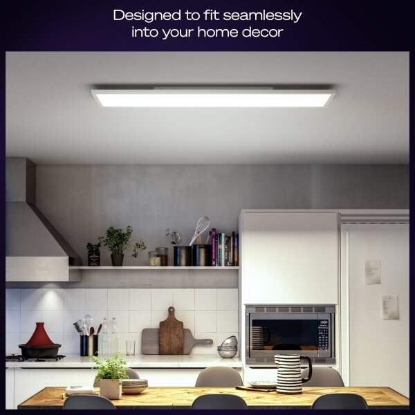 Philips - димируемо таванно LED осветително тяло Hue AURELLE LED/39W/230V 120x30 cm бяло