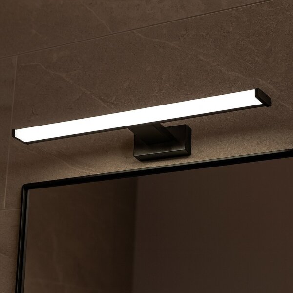 LED осветително тяло за огледало в банята MIRORE LED/10W/230V 60 cm IP44 черно