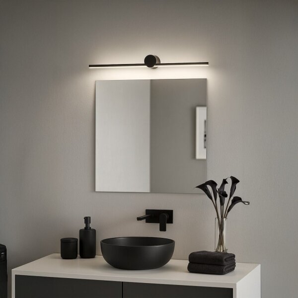 LED осветление за огледало за баня ARTIST LED/9W/230V 60 cm IP44 черно