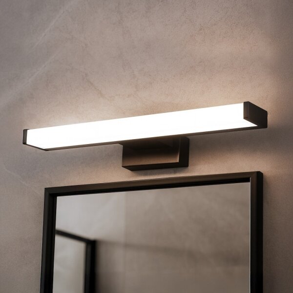 LED осветление за огледало за баня MIRORE LED/5W/230V 30 см IP44 черно