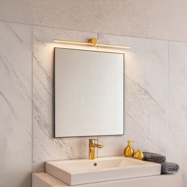 LED осветление за огледало за баня ARTIST LED/9W/230V 60 см IP44 златно