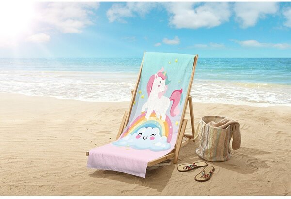 Детска кадифена плажна кърпа 75x150 cm Sweety – Good Morning