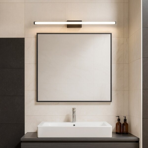 LED осветление за огледало за баня MIRORE LED/8W/230V 40 см IP44 черно