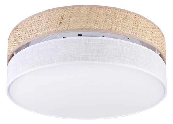 Плафон SIRJA BOHO 2xE27/15W/230V Ø 45 см бежово/бяло
