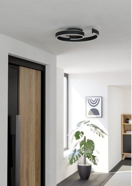 Eglo 901888 -LED RGBW димируемо таванно осветително тяло ANDABAIA-Z LED/37W/230V черно