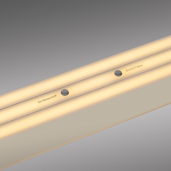 Schöner Wohnen 12577-39 - димируем LED полилей на кабел ADRIANA 2xLED/24W/230V сив