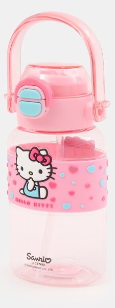 Sinsay - Бутилка с дръжка и сламка Hello Kitty - многоцветен