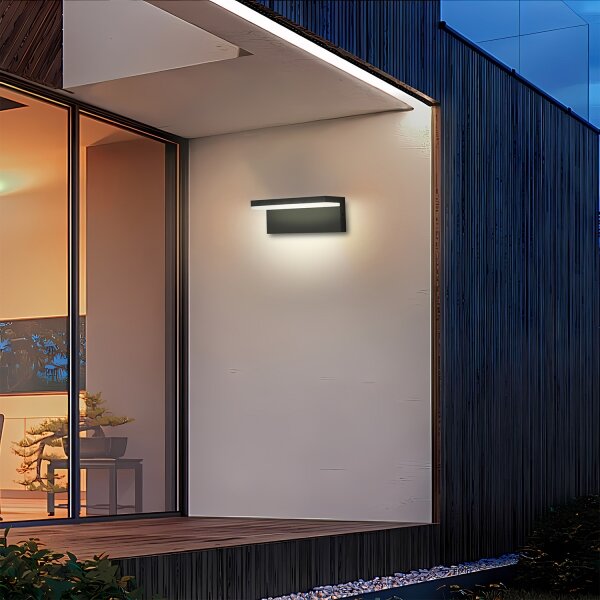 Brilagi - LED въшен стенен аплик TESSI LED/10W/230V черен IP54