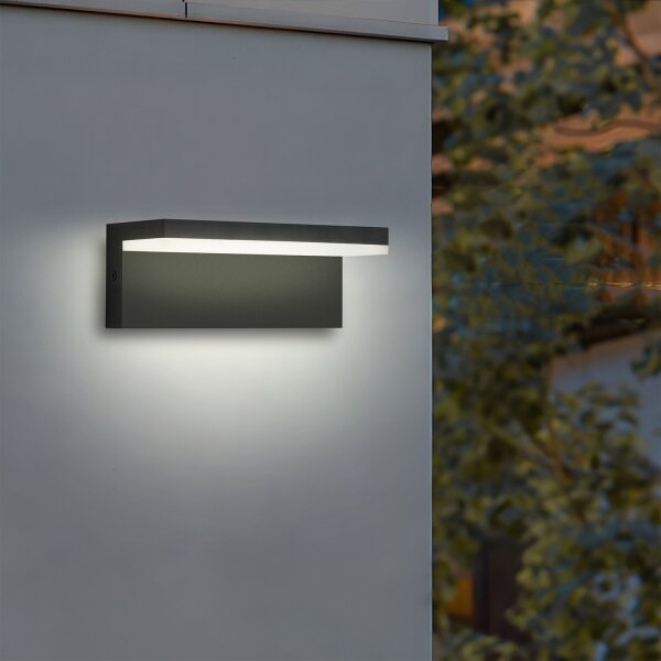 Brilagi - LED въшен стенен аплик TESSI LED/10W/230V черен IP54