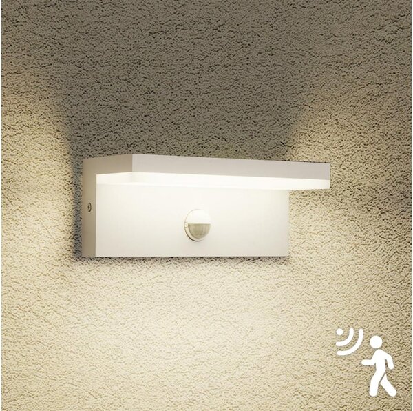 Brilagi -LED Външна стенна лампа с сензор TESSI LED/10W/230V бяла IP54