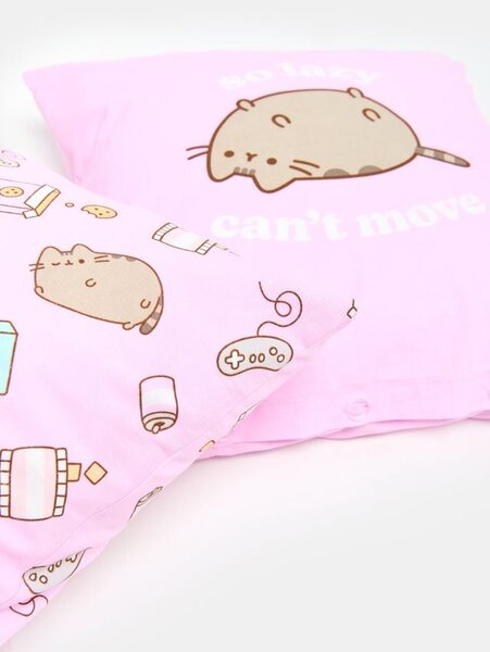 Sinsay - Калъфки за възглавници 2 броя Pusheen the Cat - орхидея