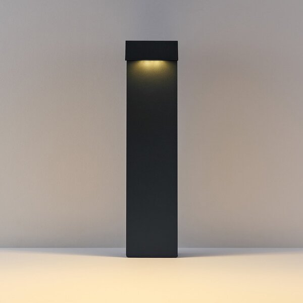 Molto Luce LED осветление за пътеки ATO, височина 45 см, с превключвател, антрацит, IP65,, Черен, Алуминий, Модерен, Пиедестал за открито