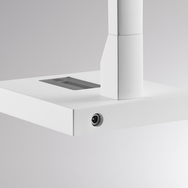 Molto Luce LED лампа за бюро FLOYD PRO, бяла, 55 см, CCT, с регулиране на яркостта, Затъмняване, Бял, кабинет / офис, Алуминий, Модерен