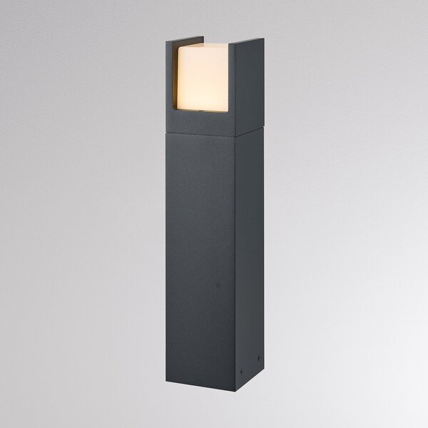 Molto Luce LED осветление за пътеки FYNN-U, височина 45 см, антрацит, CCT IP65,, Черен, Алуминий, Модерен, Пиедестал за открито