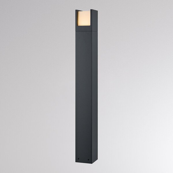 Molto Luce LED осветление за пътеки FYNN-U, височина 85 см, антрацит, CCT IP65,, Черен, Алуминий, Модерен