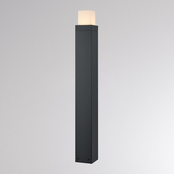 Molto Luce LED осветление за пътеки FYNN-O, височина 85 см, антрацит, CCT IP65,, Черен, Алуминий, Модерен