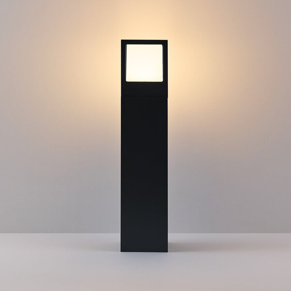 Molto Luce LED осветление за пътеки FYNN-X, височина 45 см, антрацит, CCT IP65,, Черен, Алуминий, Модерен, Пиедестал за открито