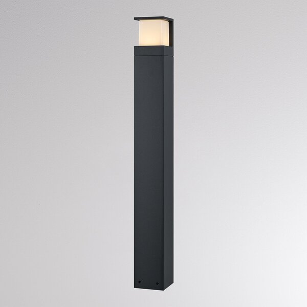 Molto Luce LED осветление за пътеки FYNN-Y, височина 85 см, антрацит, CCT IP65,, Черен, Алуминий, Модерен