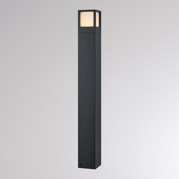 Molto Luce LED осветление за пътеки FYNN-X, височина 85 см, антрацит, CCT IP65,, Черен, Алуминий, Модерен