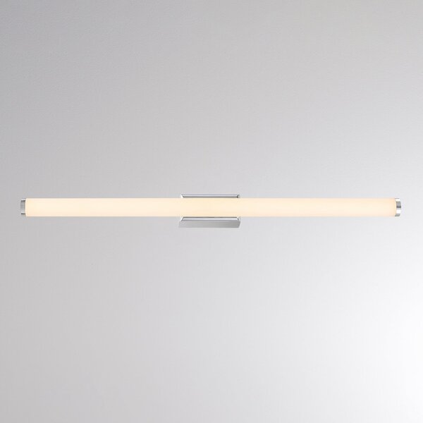 Molto Luce LED стенна лампа VINA M, хромиран цвят, ширина 60 см, IP44, CCT, Металик, Баня, Алуминий, Модерен