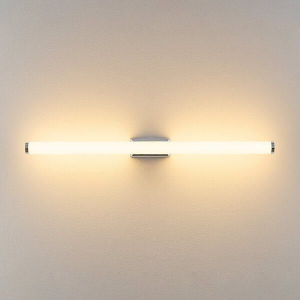 Molto Luce LED стенна лампа VINA M, хромиран цвят, ширина 60 см, IP44, CCT, Металик, Баня, Алуминий, Модерен