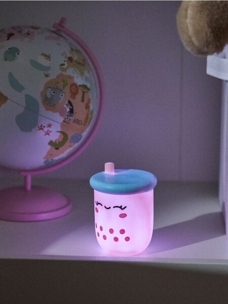 Sinsay - Декоративна LED лампа във формата на напитка bubble tea - розов