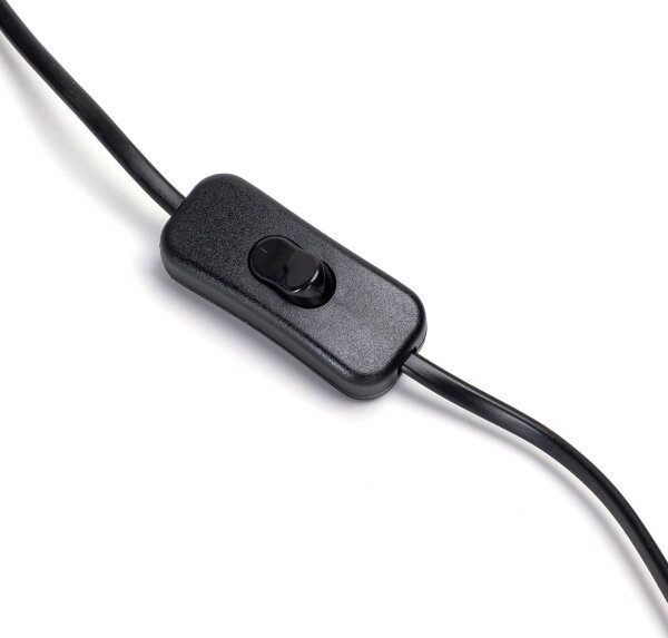 Aigostar - Настолна лампа 1xE27/60W/230V черен