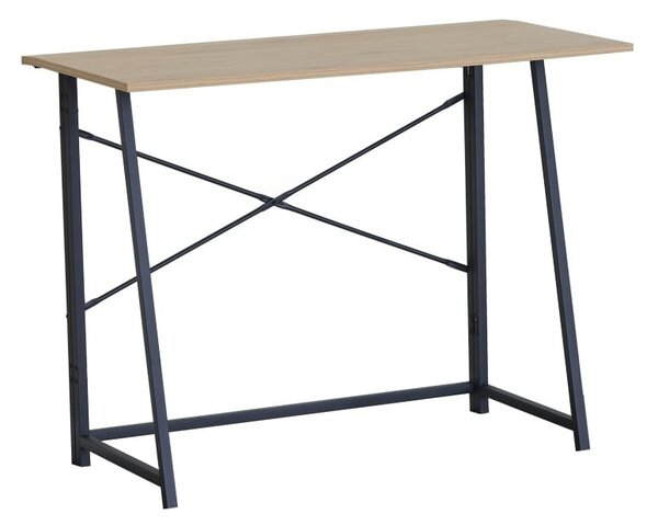 Сгъваемо бюро, Siklo, черно, 46x100x75,5 см