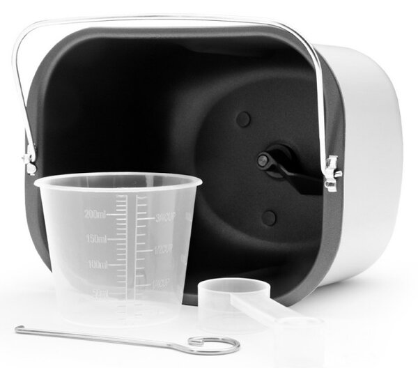 Хлебопекарна Gastroback Design Pro 42822, 500W, 500-750-1000 гр, 19 програми, Незалепващ съд, 7 вида хляб, 3 нива на изпичане, Черен