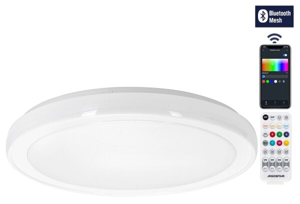 Aigostar - LED таванно осветително тяло LED/36W/230V + дистанционно управление