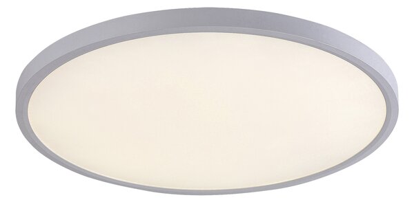 RABALUX Paulos, indoor white plastic ceiling lamp, 48W, with shade: 4150lm, without shade: 4800lm, 4000K, D50cm, H2,5cm, IP20, C