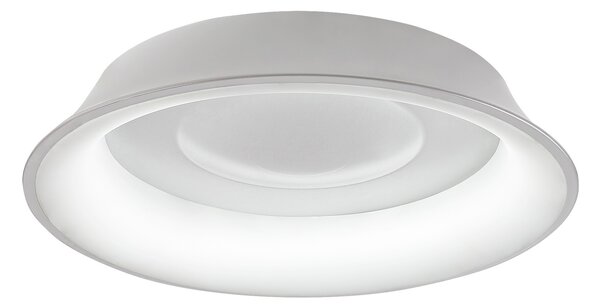 RABALUX Veller, indoor ceiling lamp, white metal lamp with white acryl shade, 36W, with shade: 2500lm, without shade: 3000lm, 30