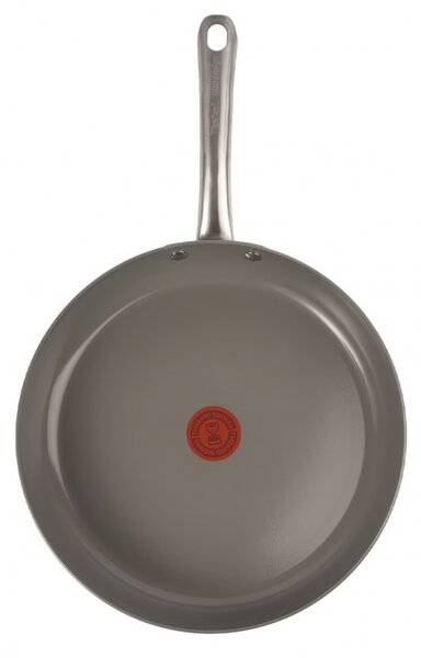 Тиган Tefal C4240743 Renew+, 30 см, Незалепващо покритие, Thermo-signal, Thermo-Fusion, Индукция, Сив