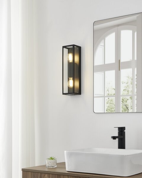 Eglo 99124 - Аплик за баня AMEZOLA 2xE27/60W/230V IP44