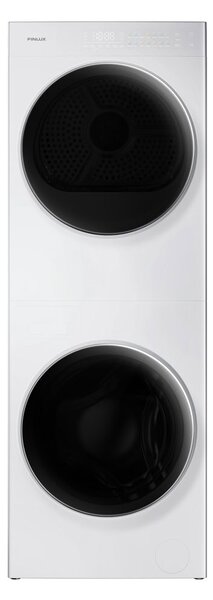 Пералня със сушилня Finlux ComboWash FWT9080WH, клас A/E, 9 кг. капацитет на пералня/8 кг. на сушилня, 1200 оборота в минута, 60 cm ширина, Air Wash, термопомпа, бяла