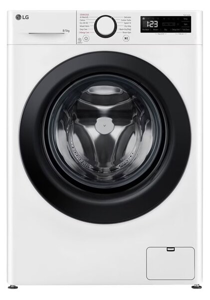 Пералня със сушилня LG F2DR508SBW, клас A/E, 8 кг. капацитет на пералня/5 кг. на сушилня, 1200 оборота в минута, 60 cm ширина, AI DD, LoadSense, бяла