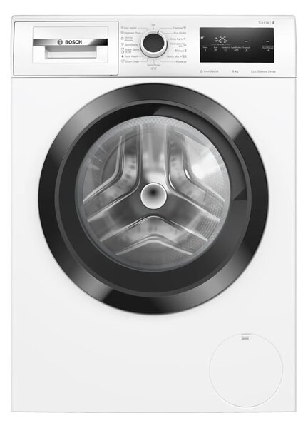 Перална машина Bosch WAN24168BY, клас A, 8 кг. капацитет, 1200 оборота в минута, 15 програми, свободностояща, 60 cm. ширина, Iron Assist функция, SpeedPerfect, бяла