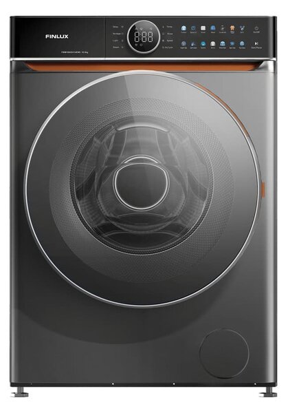 Перална машина Finlux FWM10HIGH14END, клас A, 10 кг. капацитет, 1400 оборота в минута, 14 програми, свободностояща, 60cm ширина, инокс