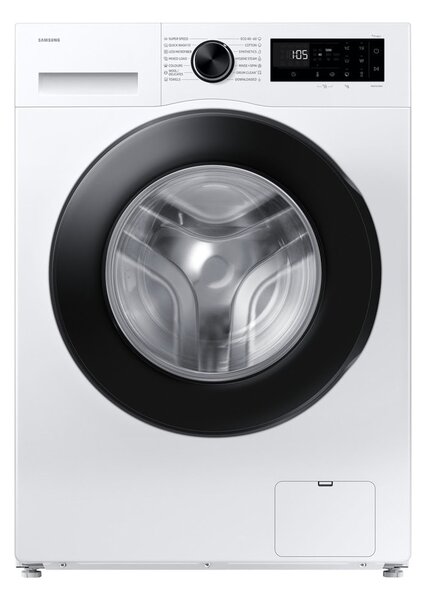 Перална машина Samsung WW80FG5L32AELE, клас A, 8 кг капацитет, 1200 оборота в минута, свободностояща, 60cm ширина, AI EcoBubble, Bubble Soak, отложен старт, бяла